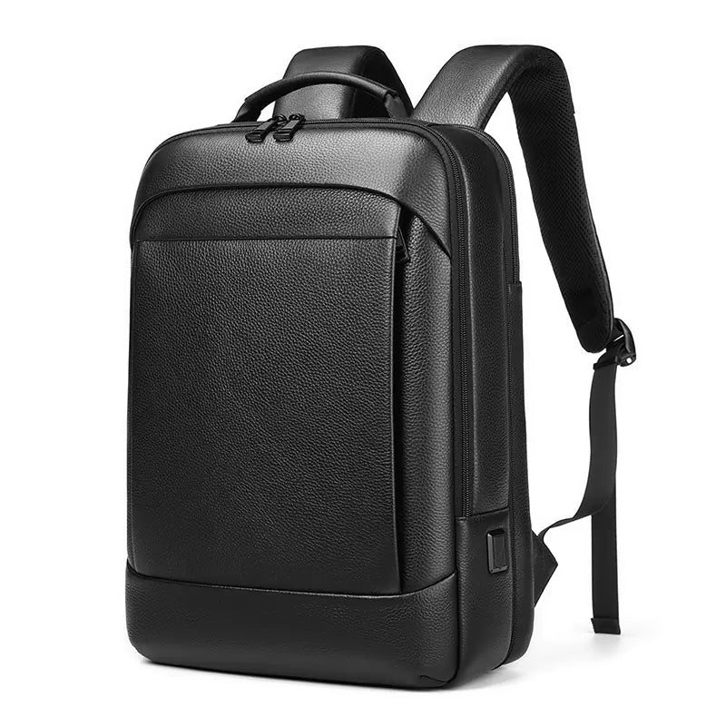 Men's Leather Backpack for Business Commute