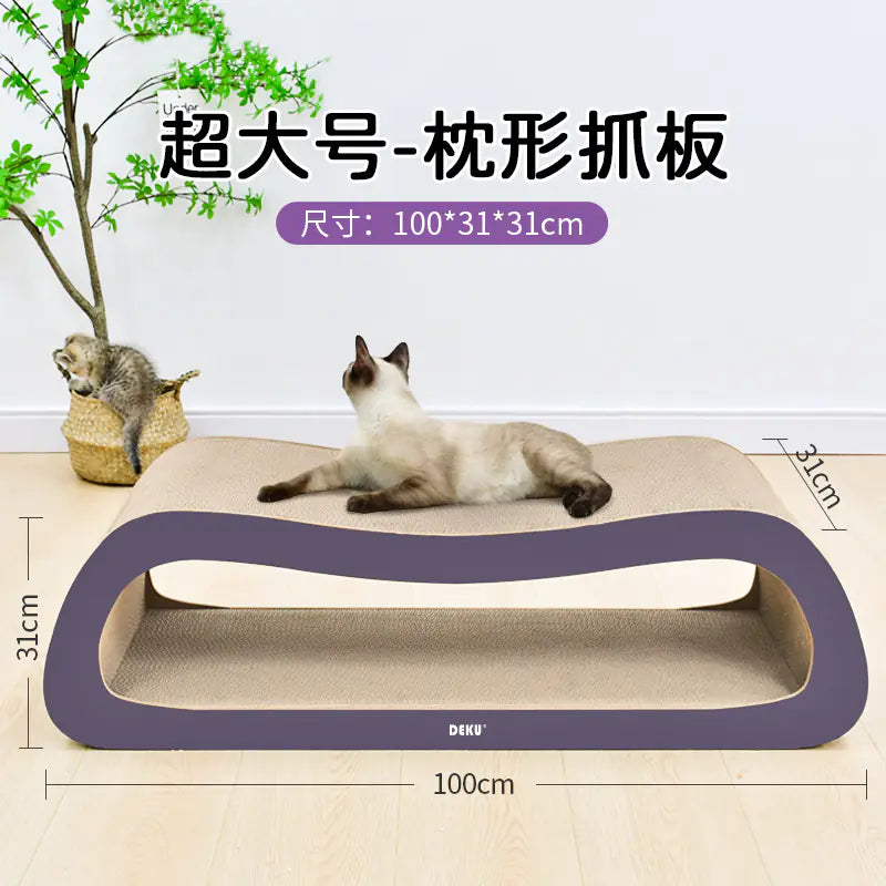 Large Corrugated Cat Scratching Board for Heavy Cats