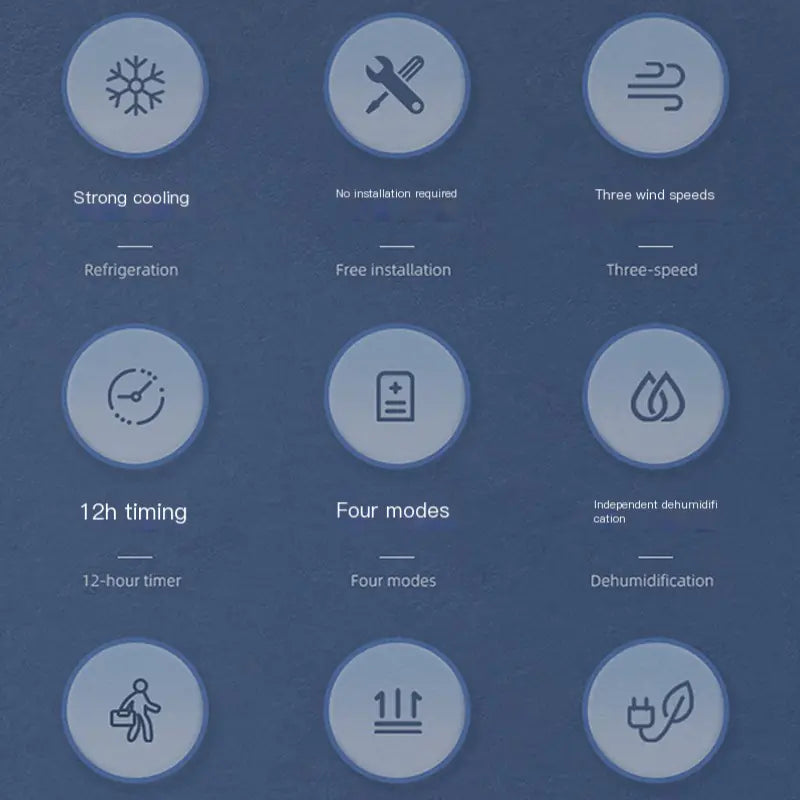 Portable Mini Air Conditioner for Camping and Pets