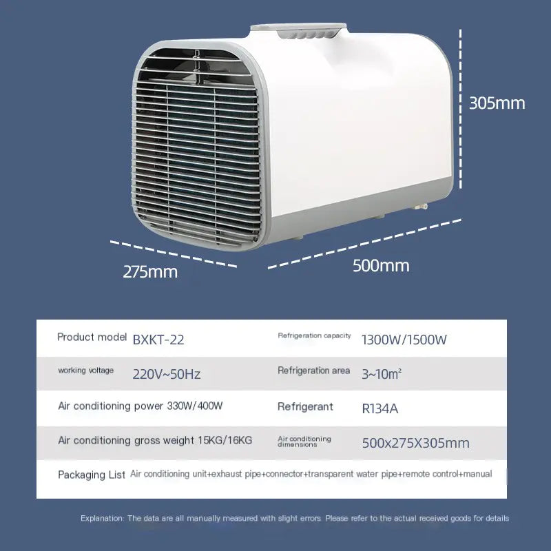 Portable Mini Air Conditioner for Camping and Pets