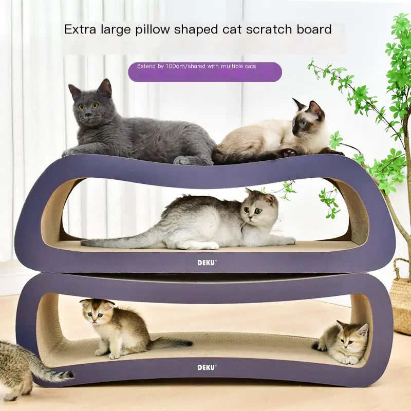Large Corrugated Cat Scratching Board for Heavy Cats